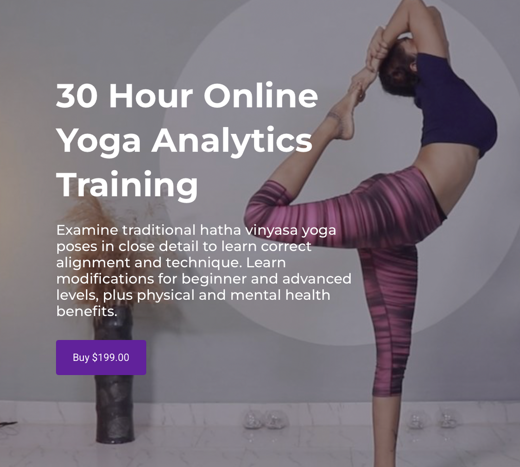 30 Hour Online Yoga Analytics Training