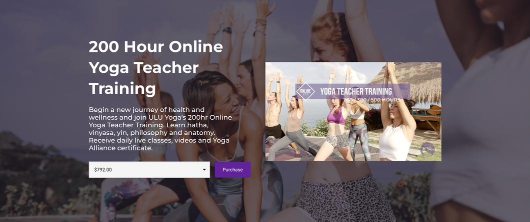 200 Hour Online Yoga Teacher Training - Multistyle